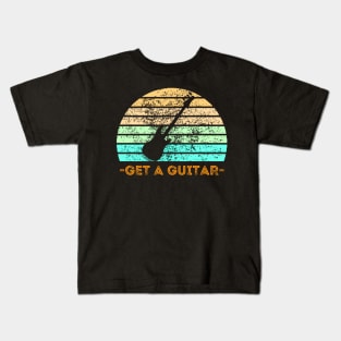 Vintage Get a Guitar RIIZE Kids T-Shirt